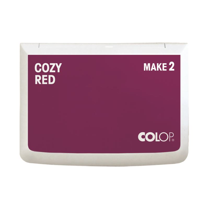 COLOP Inkoustový polštářek MAKE 2 (11x7cm), cozy red 9004362548058