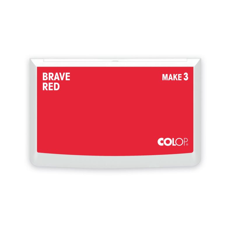 COLOP Inkoustový polštářek MAKE 3 (16x9cm), brave red 9004362550938