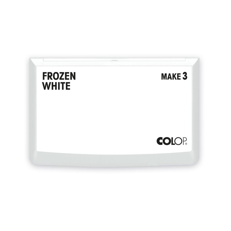 COLOP Inkoustový polštářek MAKE 3 (16x9cm), frozen white 9004362551058