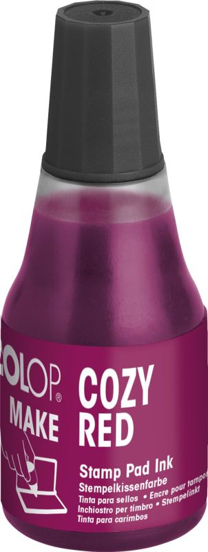 COLOP Razítková barva MAKE Refill ink 25ml, cozy red 9004362547914