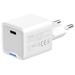 COLORWAY 1x USB-C/ síťová nabíječka/ GaN/ PD/ PPS/ 20W/ Bílá CW-CHS059PD-WT
