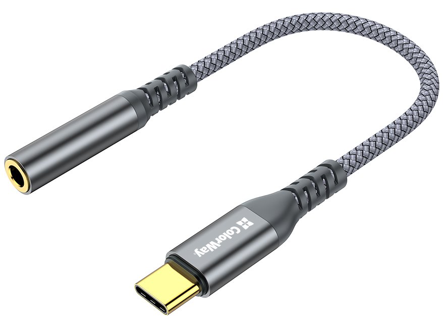 Colorway Adaptér USB-C na Female 3.5 mm/ 14cm CW-AD-CJ