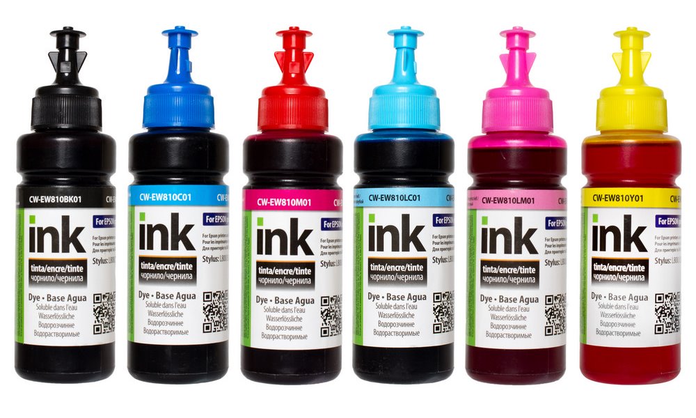 COLORWAY alternativní inkoustová náplň pro EPSON / C13T673x4A10/ L800/ L805/ L810/ L850/ L1800/ 6x 100ml/ CW-EW810SET01
