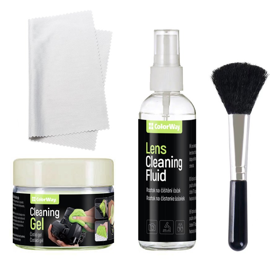 COLORWAY čistící hmota s příslušenstvím na fototechniku CW-1033