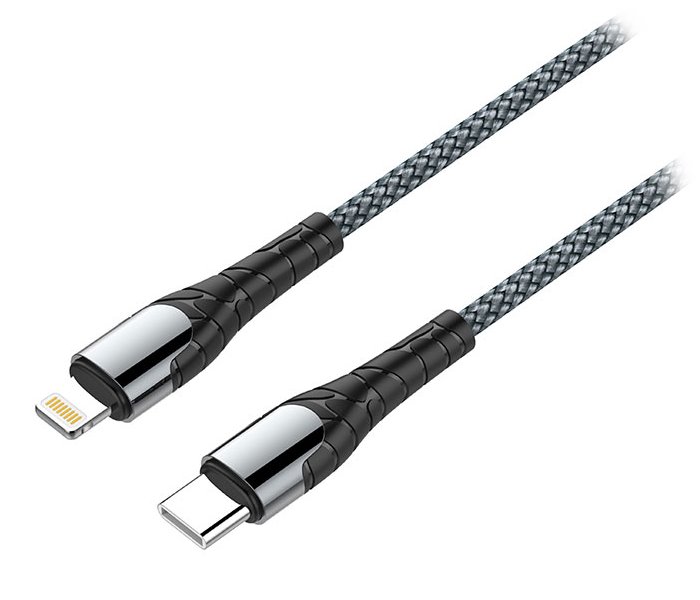 Colorway Datový Kabel Type-C - Apple Lightning/ 3A/ Fast Charging / 1m/ Šedivý CW-CBPDCL033-GR
