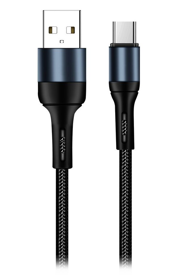 Colorway Datový Kabel USB - Type-C / 2.4A/ 1m/ Černý CW-CBUC045-BK