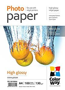 COLORWAY fotopapír/ high glossy 180g/m2, 10x15/ 50 kusů PG1800504R