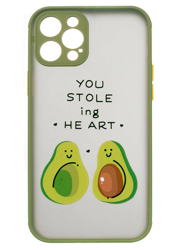 COLORWAY Smart Matte 3D Print Case/ Apple iPhone 12 Pro/ Avocado green CW-CSM3PAI12P-GRA