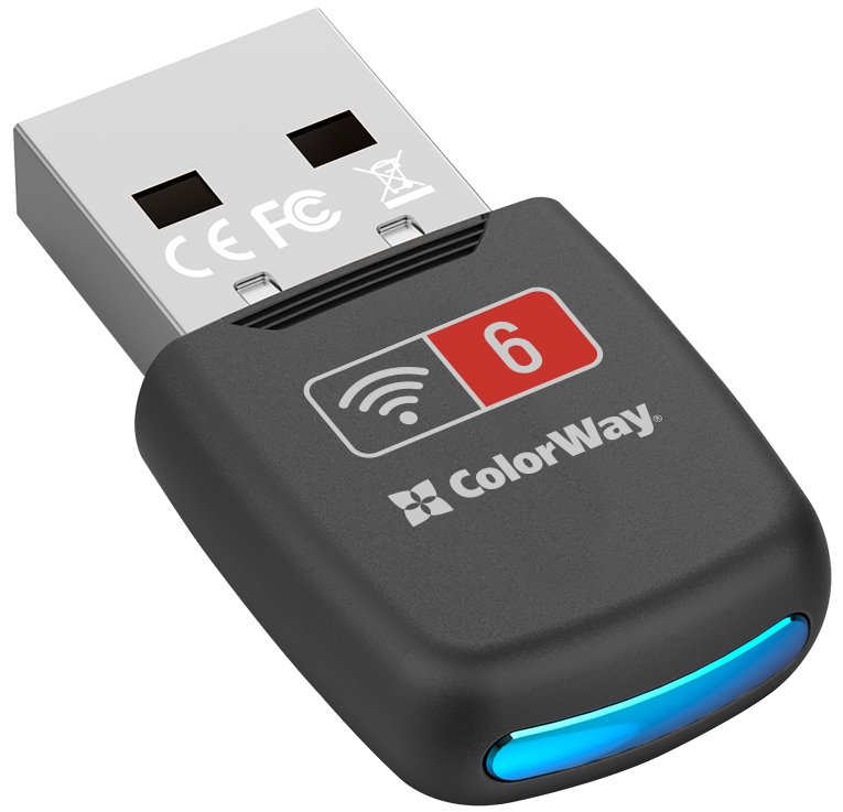 Colorway Wi-Fi 6 Adaptér/ USB-A CW-AD-W1