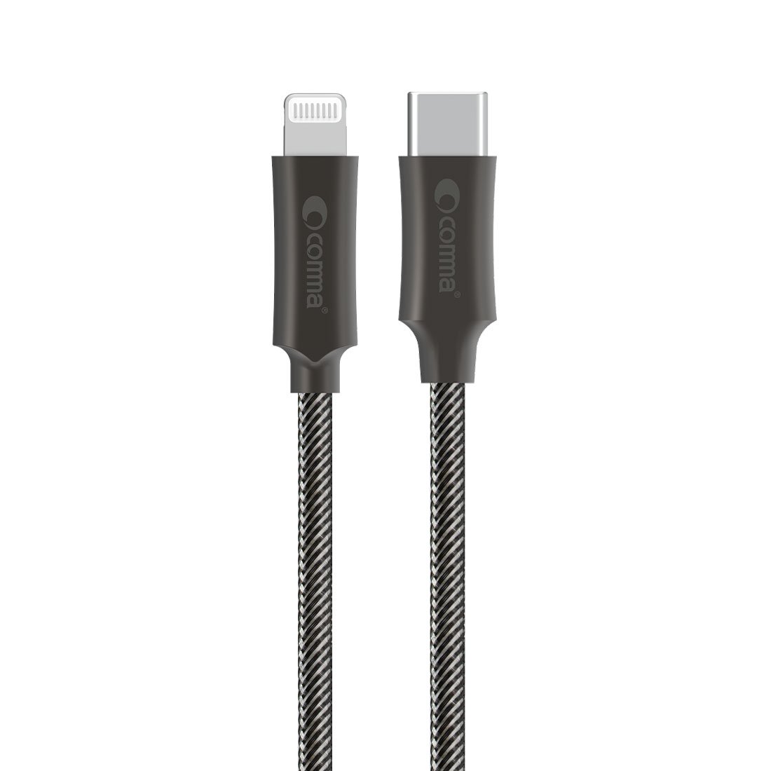 Comma kábel Jub Series Zinc Wowen USB-C to Lightning 1.5m - Tarnish 6938595358593