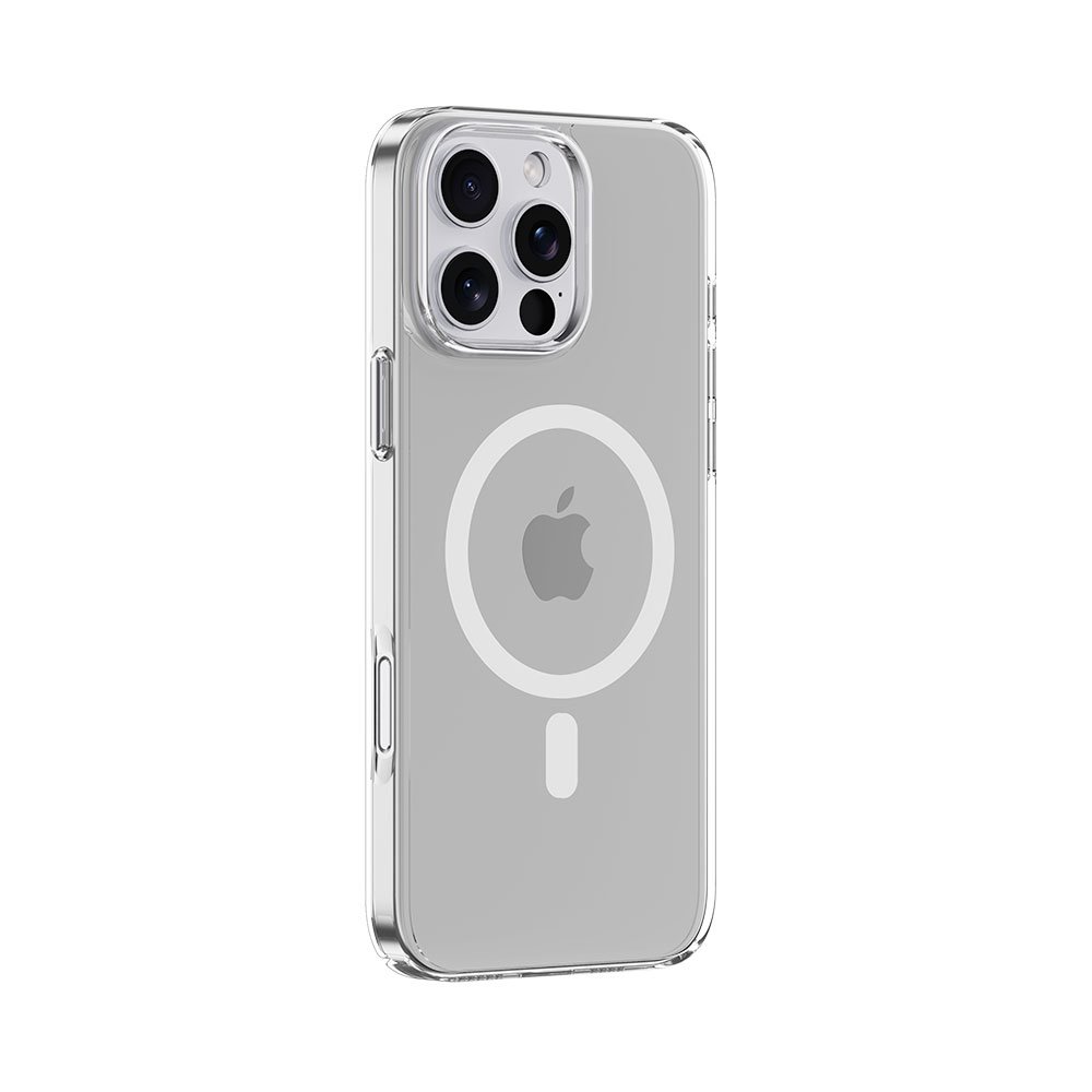 Comma kryt Glass Series Magnetic Case pre iPhone 16 - Clear 6942297113886