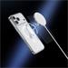Comma kryt Glass Series Magnetic Case pre iPhone Air - Clear 6942297136298