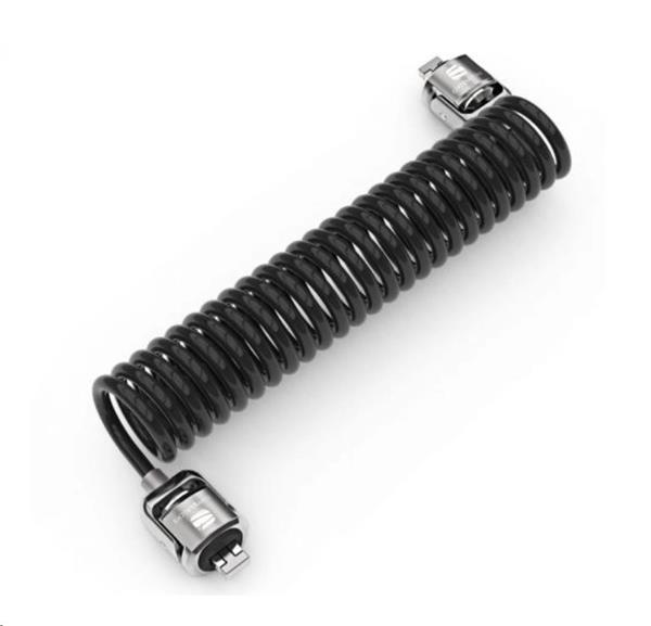 Compulocks špirálový káblový zámok s dvojitou hlavou CL02H