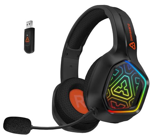 CONNECT IT BIOHAZARD Blast herní bezdrátová sluchátka s mikrofonem,RGB pods.,BT/2,4GHz/Jack+USB-C/ČERNÁ CHP-4800-BK