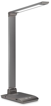 CONNECT IT BRIGHT stolní LED lampička, USB-A výstrup, ŠEDÁ CLI-7040-GY