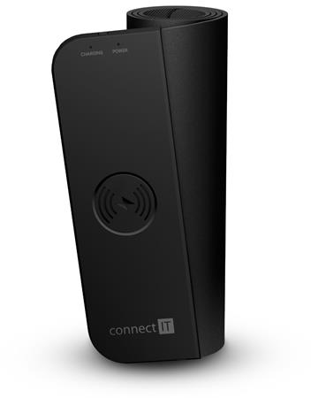 CONNECT IT CHARGE podložka pod klávesnici a myš s nabíjením Qi, vel. L (800 × 300 mm), ČERNÁ CMP-2500-LG