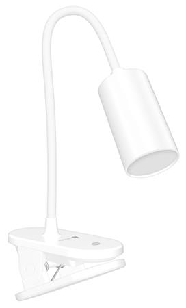 CONNECT IT CLIP 2 stolní Led lampička s klipem, baterie,USB-C, BÍLÁ CLI-7060-WH