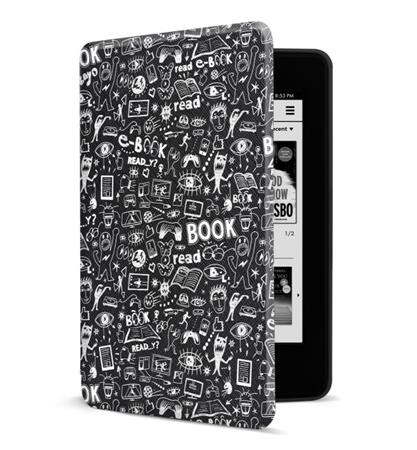 CONNECT IT Doodle pouzdro pro Amazon NEW Kindle Paperwhite 4 (2018), černé CEB-1043-BK