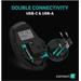 CONNECT IT Dual SmartSwitch bezdrátová myš, USB-A + C (+1x AA baterie zdarma), ŠEDÁ CMO-3100-GY