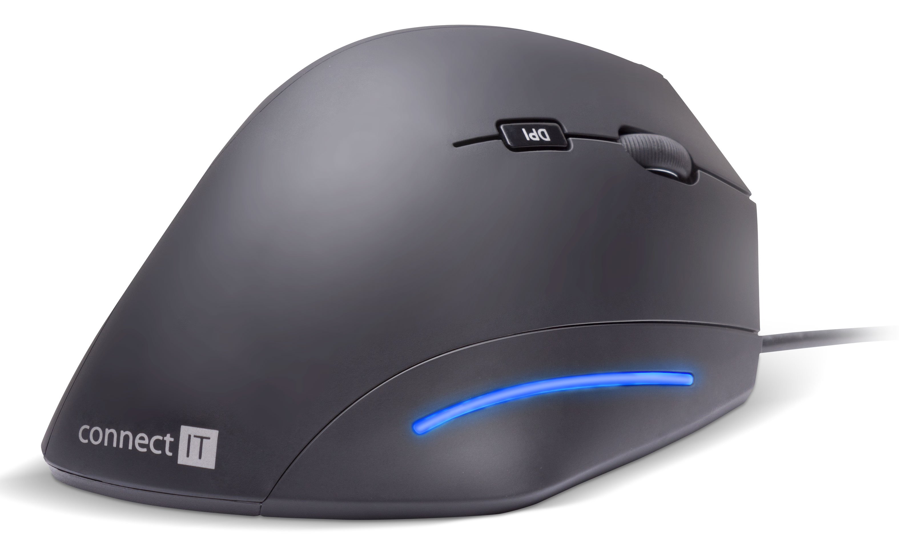 CONNECT IT FOR HEALTH ergonomická vertikální myš, USB, drátová CMO-2500-BK