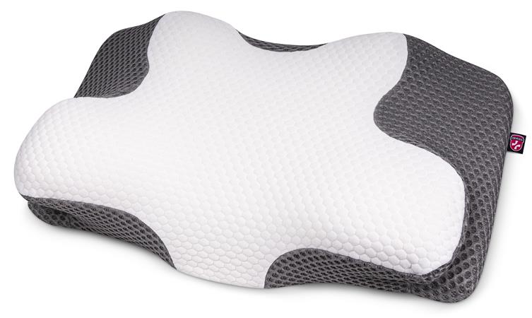 CONNECT IT FOR HEALTH Lyra Anatomický polštář, BÍLO-ŠEDÝ CFH-6031-WH