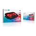 CONNECT IT FrostWind chladicí podložka pod notebook s červeným podsvícením, černá CCP-2200-RD
