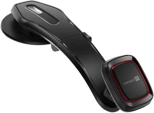 CONNECT IT InCarz ArmAngle univerzální magnetický držák do auta, 4 magnety, KARBON CMC-5005-CA