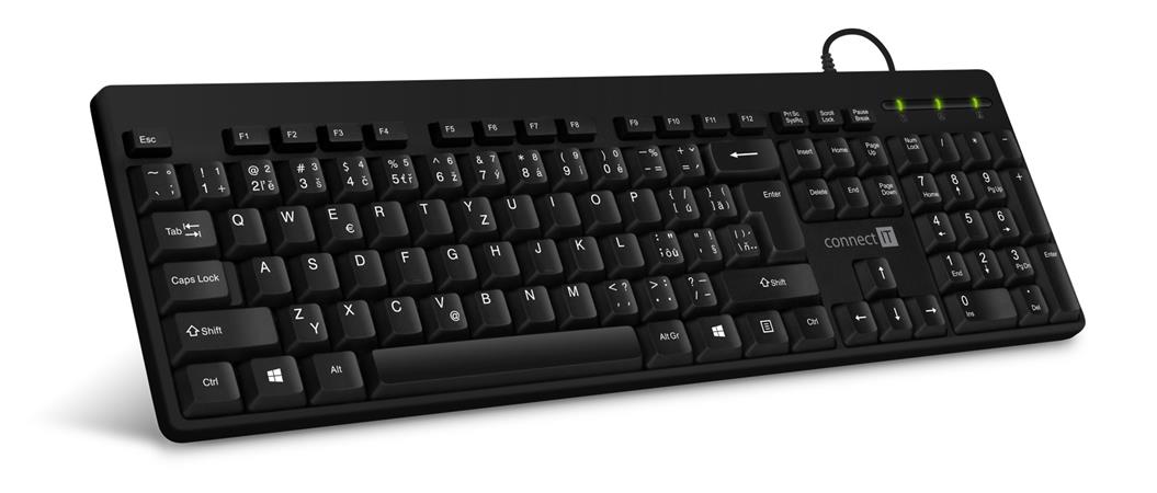 CONNECT IT klávesnice standard, USB, černá CI-58