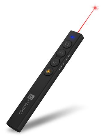 CONNECT IT laserové ukazovátko (AAA baterie), ČERNÉ CLP-2050-BK