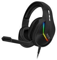 CONNECT IT NEO herní sluchátka s mikrofonem, 1xJack+USB, černá CHP-3595-BK