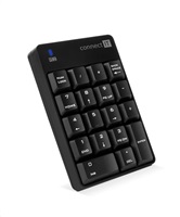 CONNECT IT NumCALC bezdrátová numerická klávesnice, (+ 1x AAA baterie zdarma), ČERNÁ CKB-0061-BK