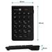 CONNECT IT NumCALC bezdrátová numerická klávesnice, (+ 1x AAA baterie zdarma), ČERNÁ CKB-0062-BK