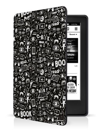CONNECT IT pouzdro pro Amazon New Kindle 2019/2020 (10. gen.), DOODLE ČERNÁ CEB-1051-DD