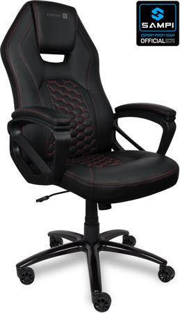 CONNECT IT RazorPro PU herní křeslo, ČERNÉ CGC-0500-BK