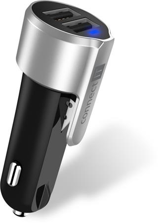 CONNECT IT RescueSafe záchranářská nabíječka do auta, STŘÍBRNÁ CCC-7070-SL