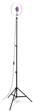 CONNECT IT Selfie12Ring kruhové 12" LED světlo + stativ 2,1 m CLI-3000-LG