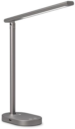 CONNECT IT SHINE stolní LED lampička,USB výstup, ŠEDÁ CLI-7030-GY