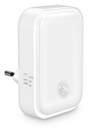 CONNECT IT SPARKLE 1 SENSOR noční světlo s pohybovým čidlem, 3 úrovně osvětlení, BÍLÁ CLI-1015-WH