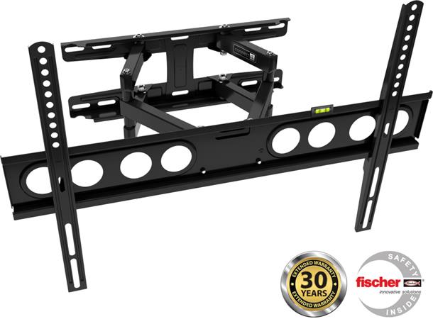 CONNECT IT TitanMove Premium nástěnný držák na obrazovky 32-70", záruka 30 let, ČERNÝ CMH-7600-BK