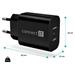 CONNECT IT Voyager2 nabíjecí adaptér 1×USB-C, 25W PD, ČERNÝ CWC-2070-BK