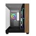 Cooler Master case Elite 481 Wood, ATX, Průhledná bočnice, 3x 120mm ARGB Fan, Černá E481-KHNN-S00