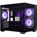 Cooler Master case Elite 481 Wood, ATX, Průhledná bočnice, 3x 120mm ARGB Fan, Černá E481-KHNN-S00