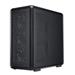 Cooler Master case MasterFrame 600 Black, Průhledná bočnice, ATX, 3x 140mm Fan, 1x 120mm Fan, Černá MF600-KGNN-S00