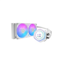 Cooler Master vodní chladič MasterLiquid Atmos II LCD 240, 2x120mm, LGA1851, AM5, bílá MLX-D24M-A25SZ-LW