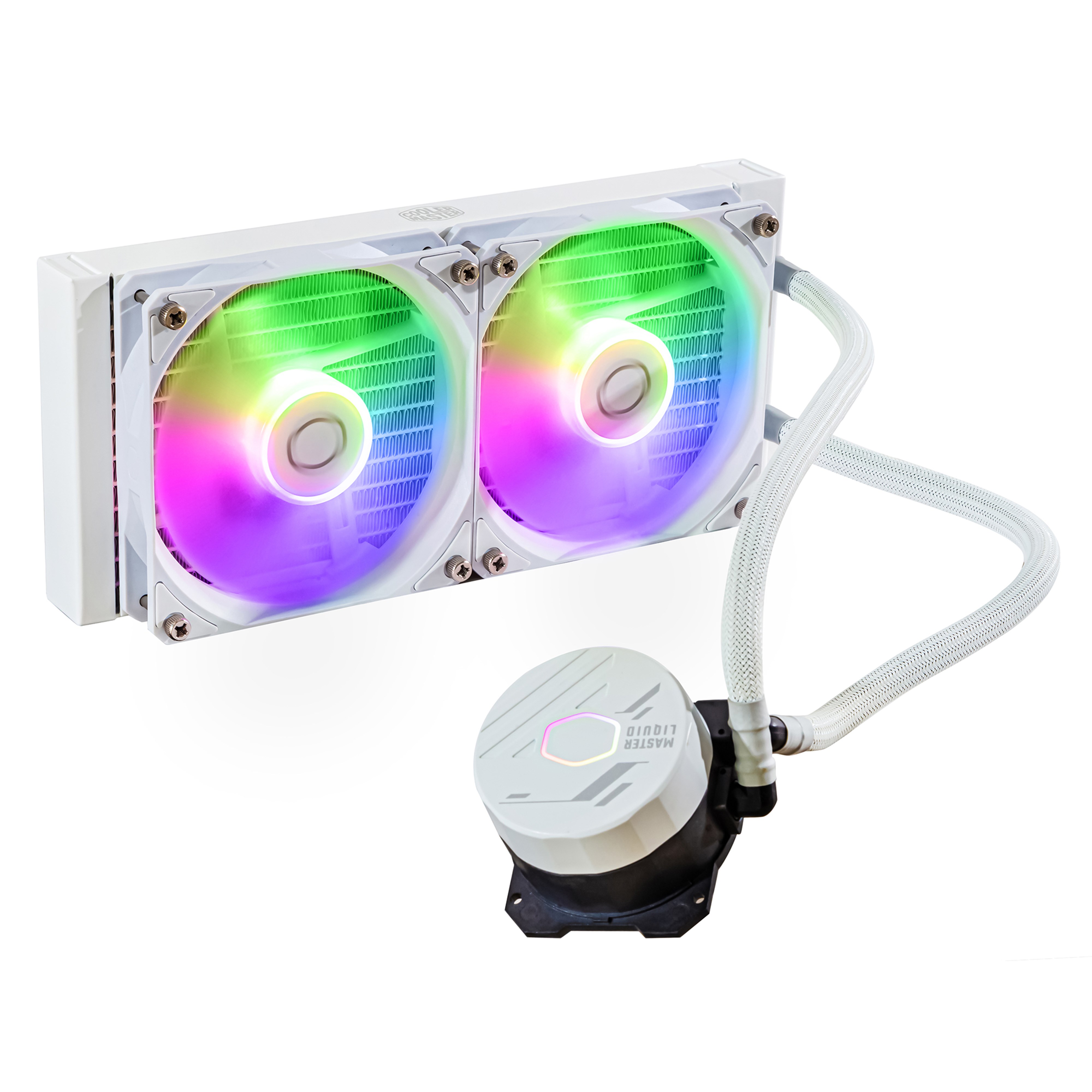 Cooler Master vodní chladič MasterLiquid ML240L Core White, bílá MLW-D24M-A18PZ-RW