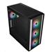 CoolerMaster case MasterBox 600, 4x ARGB Fan, ATX, čierna, bez zdroja MB600-KGNN-S00
