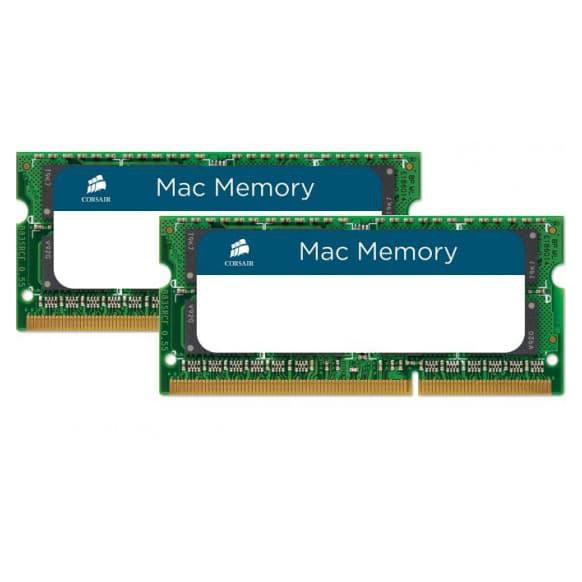 Corsair Mac Memory 16GB (Kit 2x8GB) 1600MHz DDR3 CL11 SODIMM (pre Apple NTB) CMSA16GX3M2A1600C11