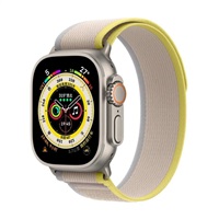 COTECi W97 Ultra Wild Trail Band for Apple Watch 38 / 40 / 41mm Yellow with Beige 21044-YM