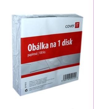COVER IT - Papierová obálka, klip, 100ks v balení