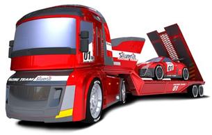 CQE R/C auto: Racing Team kamion + auto 82296